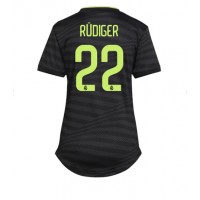 Fotbalové Dres Real Madrid Antonio Rudiger #22 Dámské Alternativní 2022-23 Krátký Rukáv